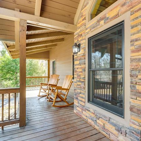 3 Mi To Dtwn Cabin With Hot Tub In Blue Ridge! Exterior photo